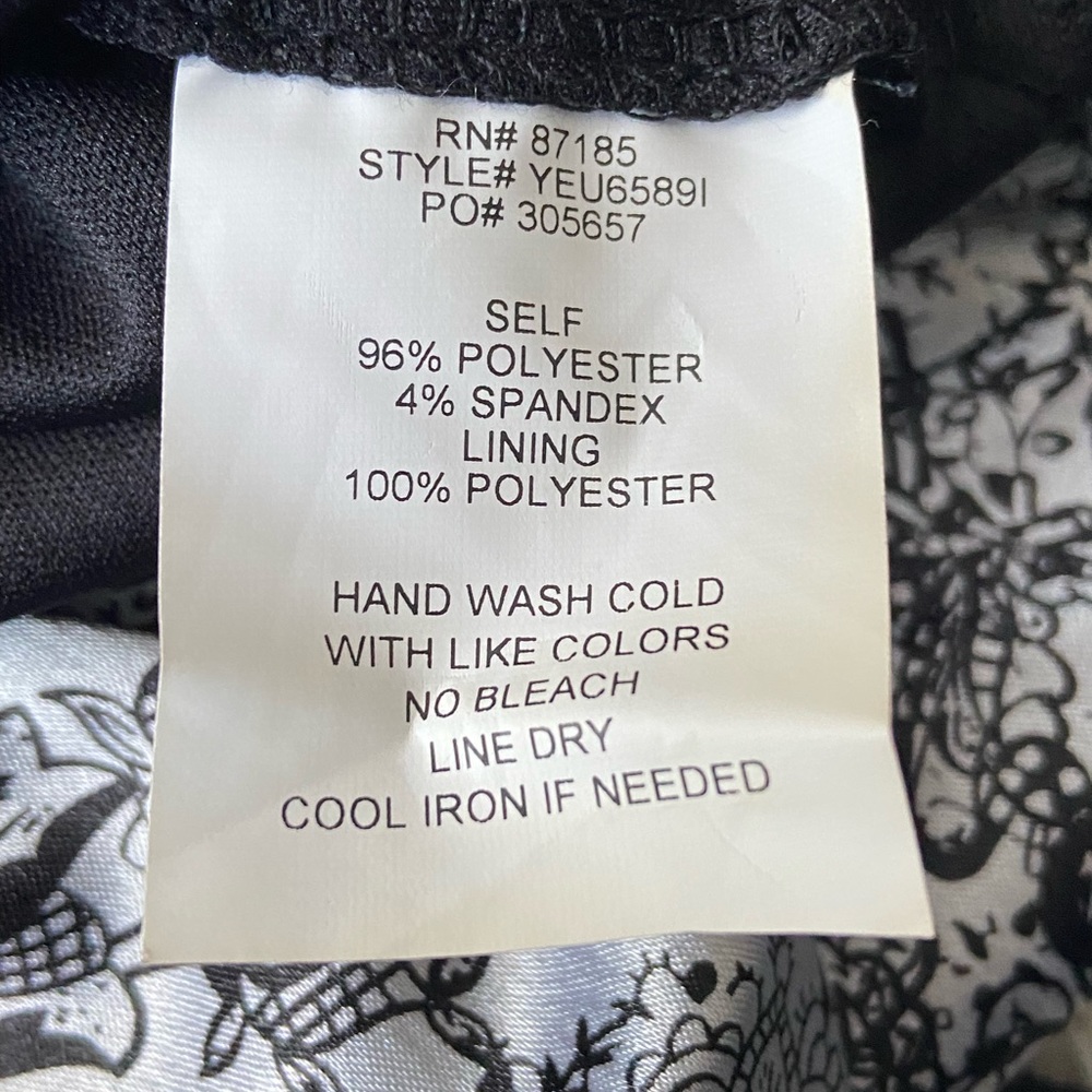 Ruby Rox Black And White Strapless Draped Prom Fo… - image 7